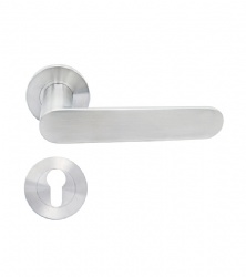 EN1906 Hollow Lever Door Handle - SBLH013-H