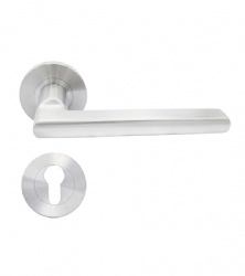 EN1906 Hollow Lever Door Handle - SBLH046-H