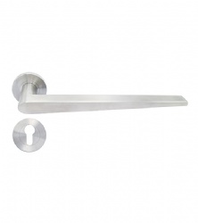 EN1906 Hollow Lever Door Handle - SBLH209-H