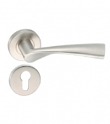 Stainless steel bent solid lever handle for Roommate Door-SBLH002