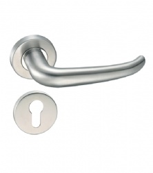 Stainless Steel 316 Popular Designer Lever Handle on Rose for Double Door -SBLH004