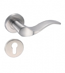 Stainless steel bent popular design solid door handle for External Door-SBLH007