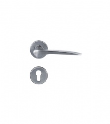 Stainless Steel Solid Lever Handle for Wooden Door-SBLH011