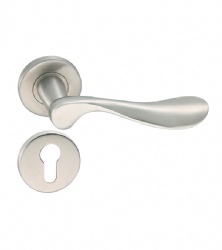 Commercial Designer Solid Lever Handle on Concealed Fix for Front Doors-SBLH016