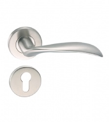 Antirust fashionable lever solid handle with CE for Office Door-SBLH021