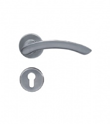 Antirust classical bent casting solid lever handle for Home Door-SBLH036