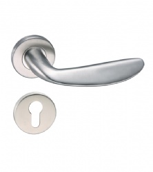 Grade 316 Die-Casting Lever Handle on Rose for Hotel Single Doors-SBLH037