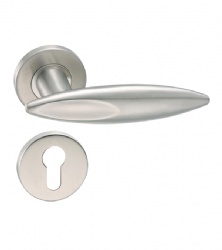 Stainless Steel 316 Solid L Shape Lever Handle for Double Doors-SBLH038