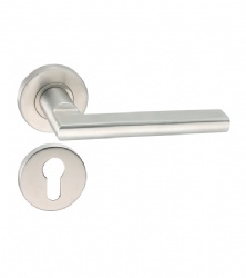 Popular Cast Solid Stainless Steel 316 Lever Handle for Commercial Doors -SBLH046