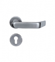 Stainless steel new model modern design solid door handle for Metal Door-SBLH056