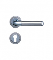 Cast Solid Stainless Steel Lever Handle for Double Doors-SBLH061