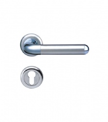 Cast Solid Stainless Steel Lever Handle for Double Doors-SBLH062