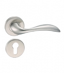 Stainless steel durable crank solid handle for Metal Door-SBLH077