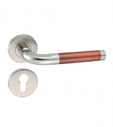 SS304 Round Solid Lever Exterior Door Mortice Sash Lock Handle-SBLH087