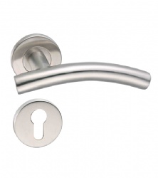 EN1906 Hollow Lever Door Handle - SBTH105