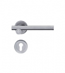 Grade 316 Hot Sell Designer Lever Door Handle on Rose for Commercial Metal Door-SBLH132