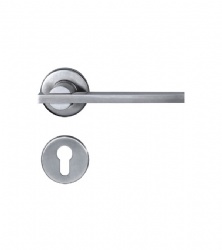 Grade 304 Solid Front Lever Door Handles for Fire Doors-SBLH142