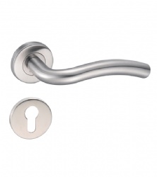 EN1906 Hollow Lever Door Handle - SBTH106