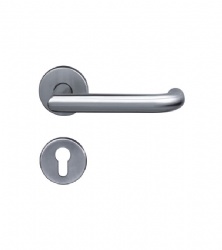 EN1906 Hollow Lever Door Handle - SBTH114