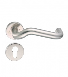 EN1906 Hollow Lever Door Handle - SBTH116