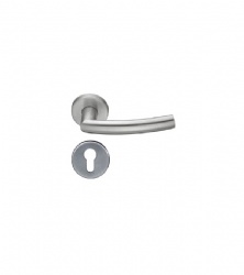 EN1906 Hollow Lever Door Handle - SBTH124