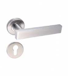 EN1906 Hollow Lever Door Handle - SBTH128