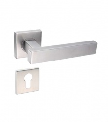 EN1906 Hollow Lever Door Handle - SBTH129