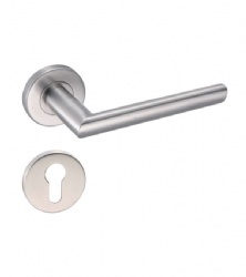 EN1906 Hollow Lever Door Handle - SBTH136