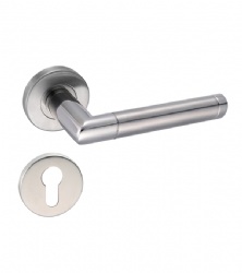 EN1906 Hollow Lever Door Handle - SBTH138