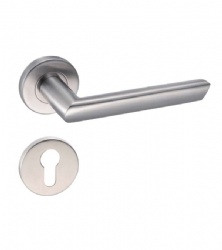 EN1906 Hollow Lever Door Handle - SBTH140