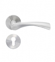 EN1906 Hollow Lever Door Handle - SBLH002-H