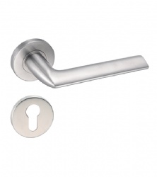 Privacy Lever Door Handle Stainless Steel Square Comercial Door Handles-SBLH096